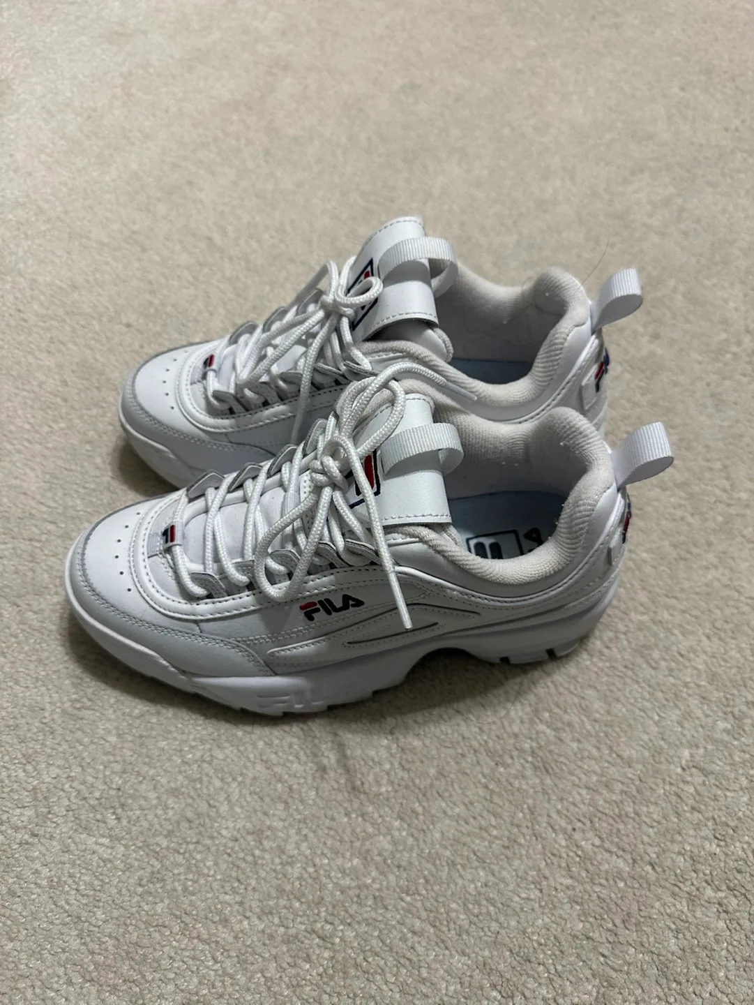 Fila Shoes - Disruptor II Platform Chunky White Shoes image indicator(2)