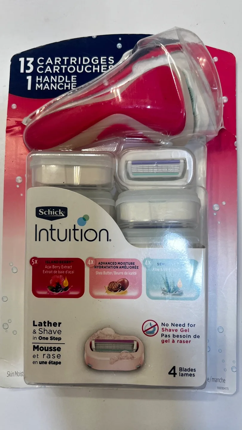 #freecycle Schick Intuition Razor Refills with Handle thumbnail