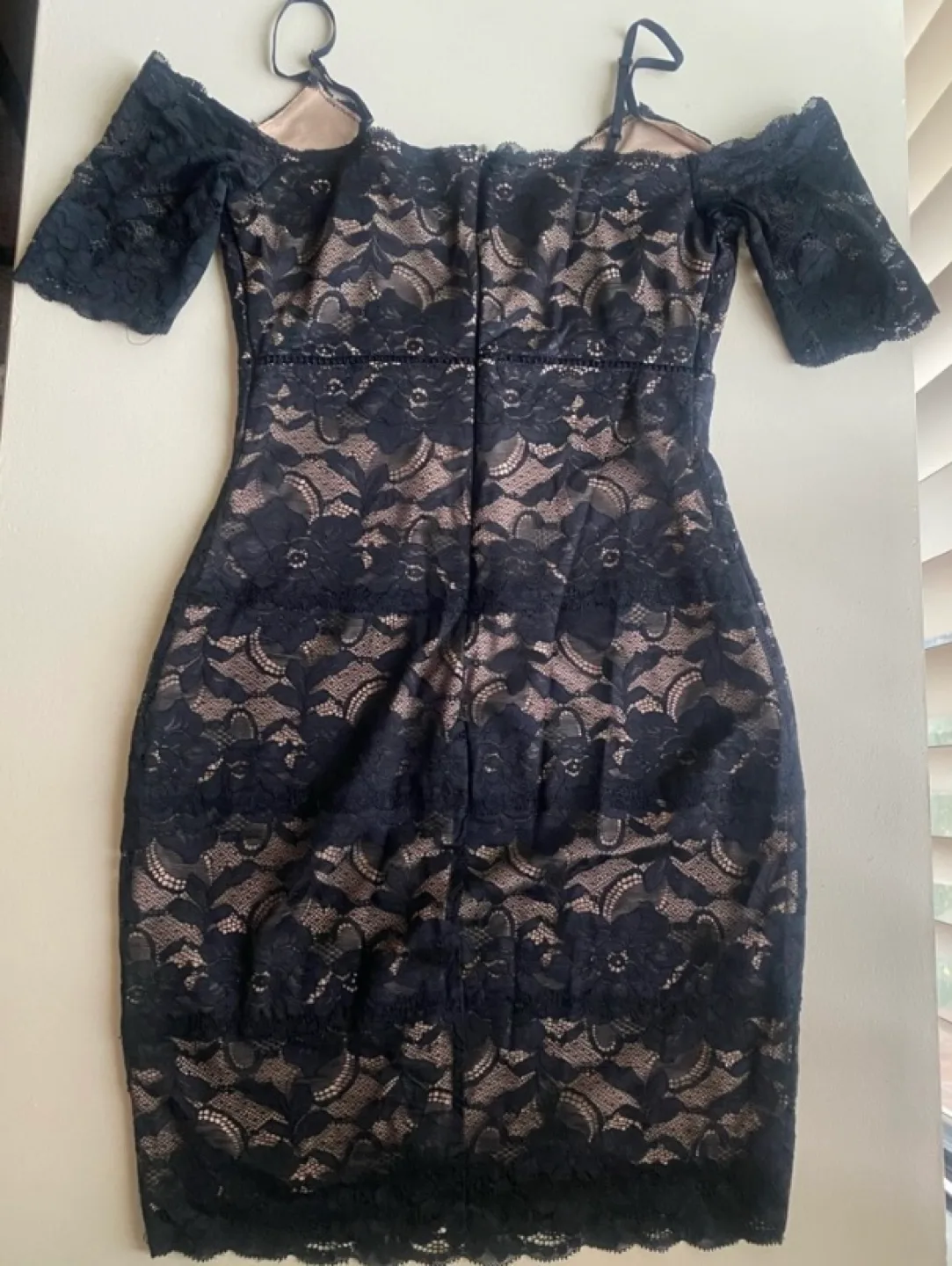 Guess Off the Shoulder Lace Dress image indicator(5)