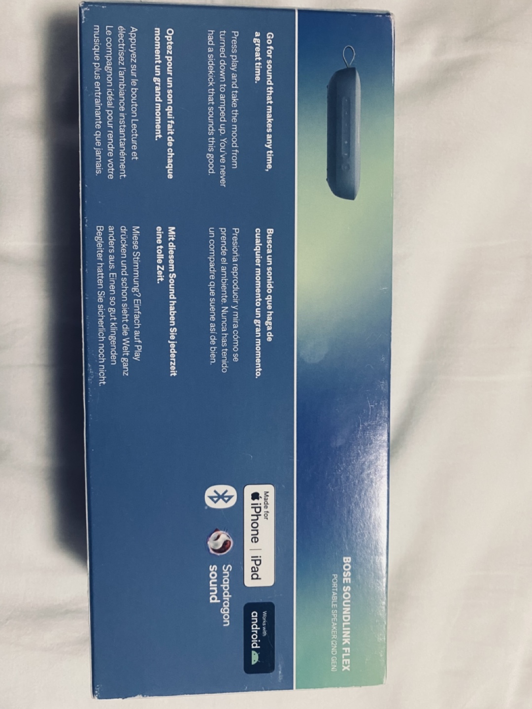 Unopened Bose SoundLink Flex Portable Bluetooth Speaker - photo 3