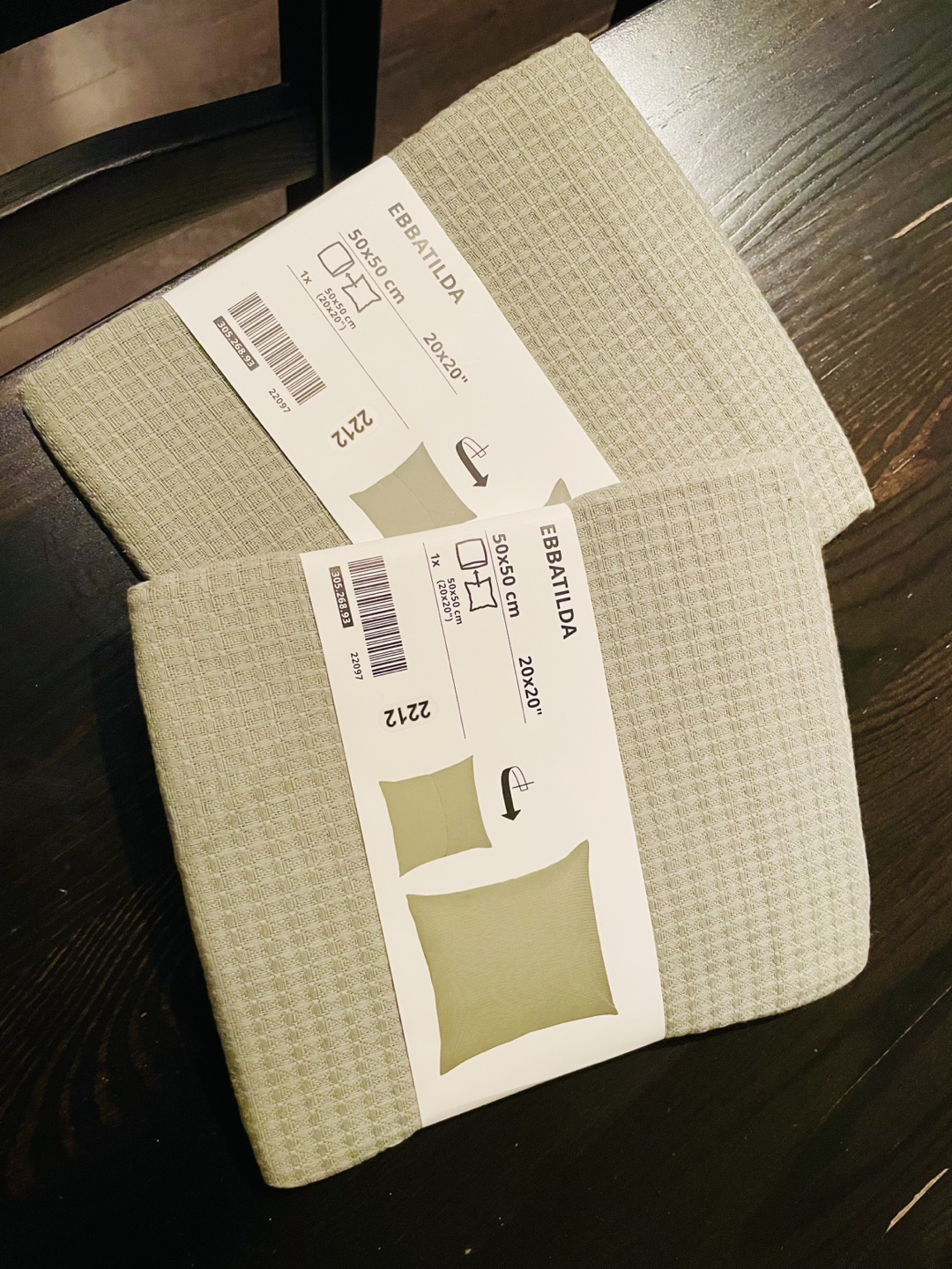IKEA Ebbatilida Green Throw Pillows covers - photo 3