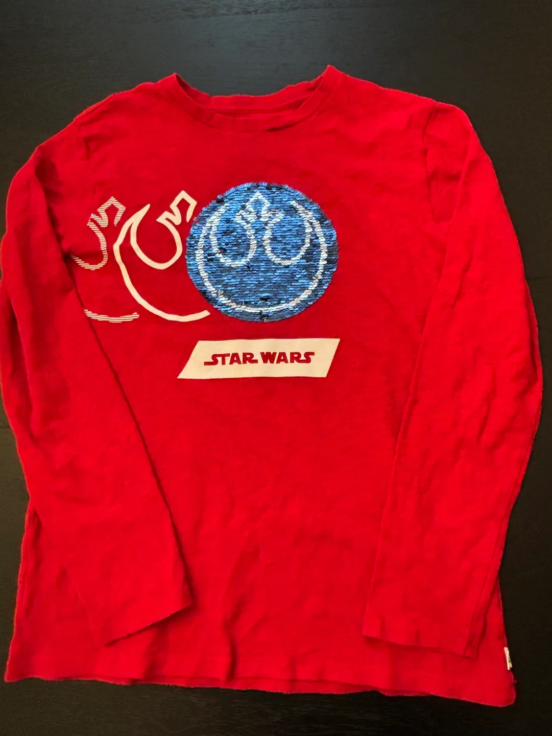 GAP Boy's Star Wars Flippy Sequin Long Sleeve T-Shirt ~ Size XXL image indicator(2)