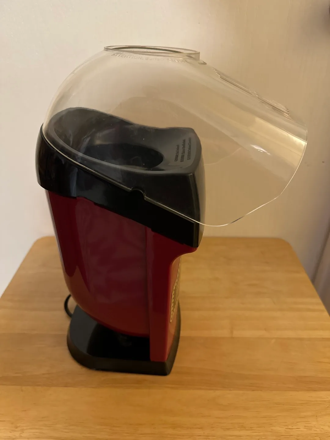 Sunbeam Air Popper image indicator(2)