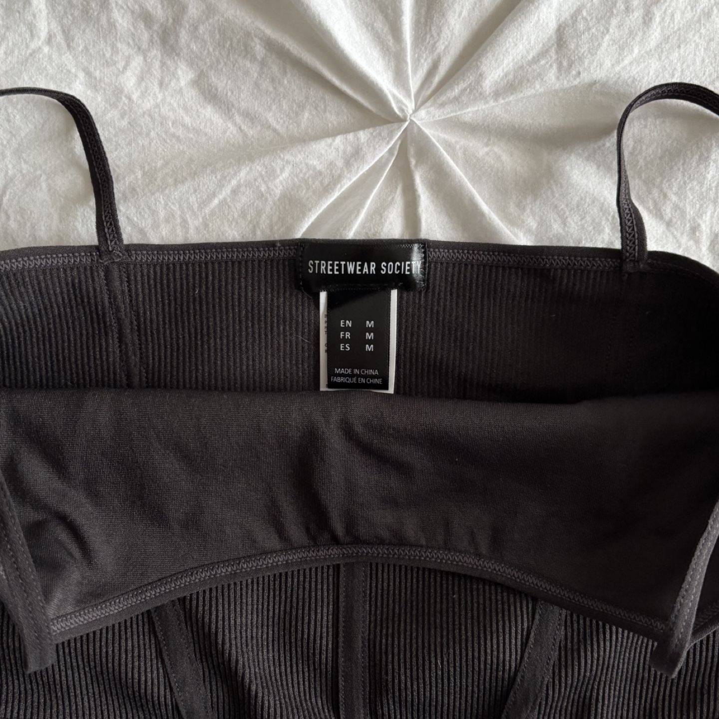 streetwear society faux corset crop top - photo 3