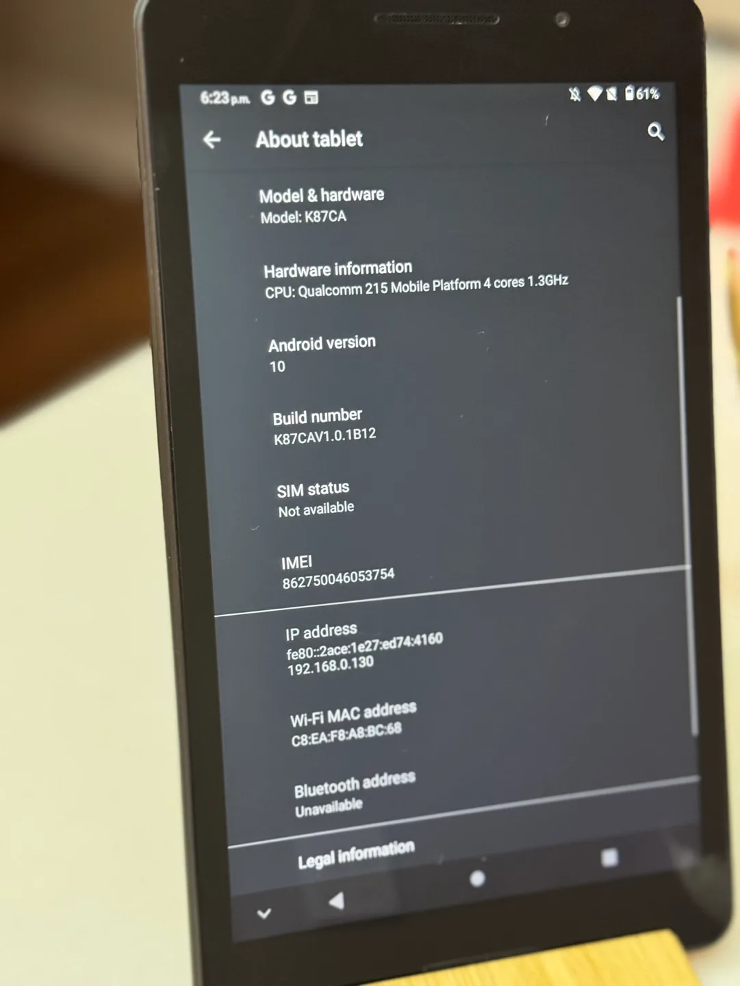 ZTE Tablet Grand X image indicator(4)