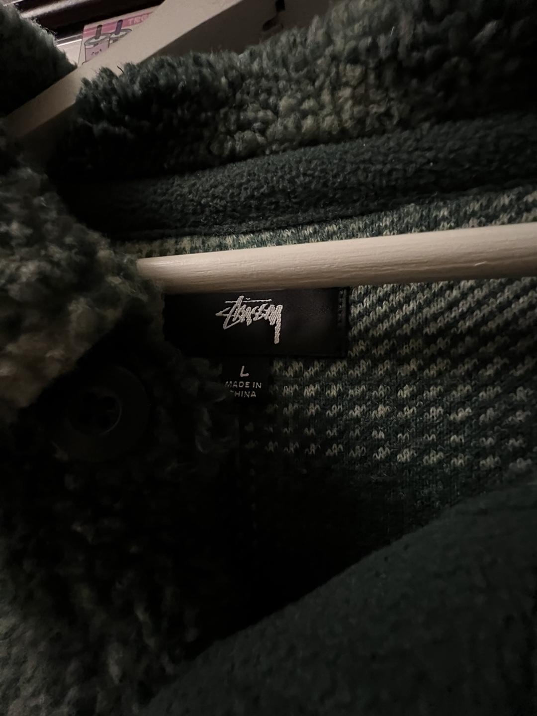 Stüssy Sherpa Plaid Shirt Jacket - photo 3