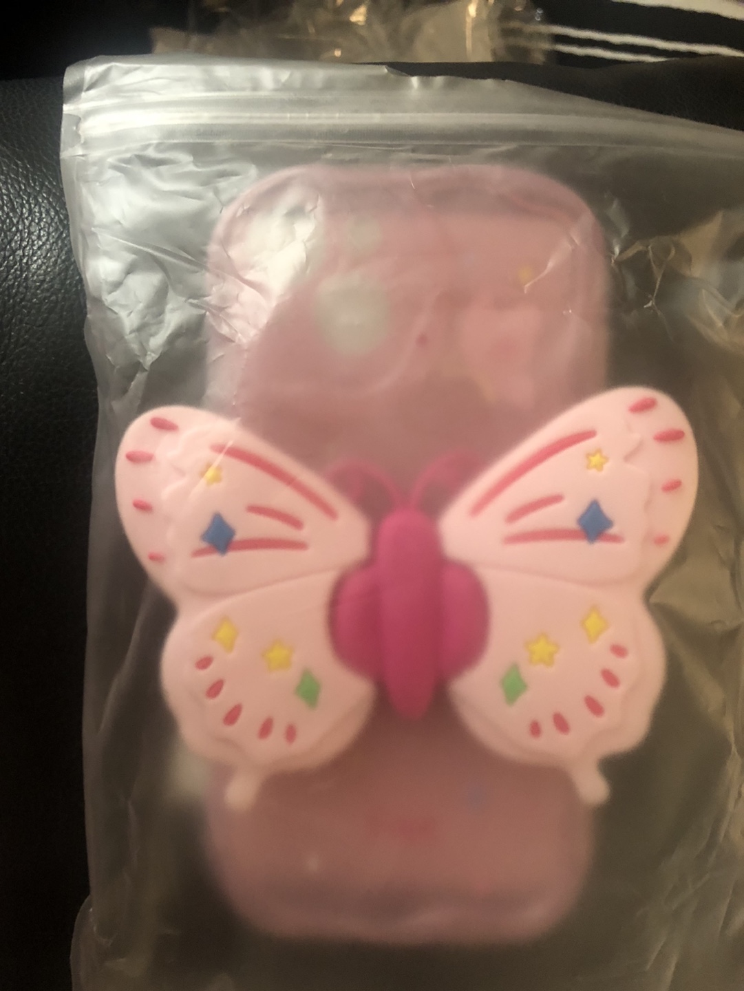 Pink Butterfly Phone Case for i phone 15