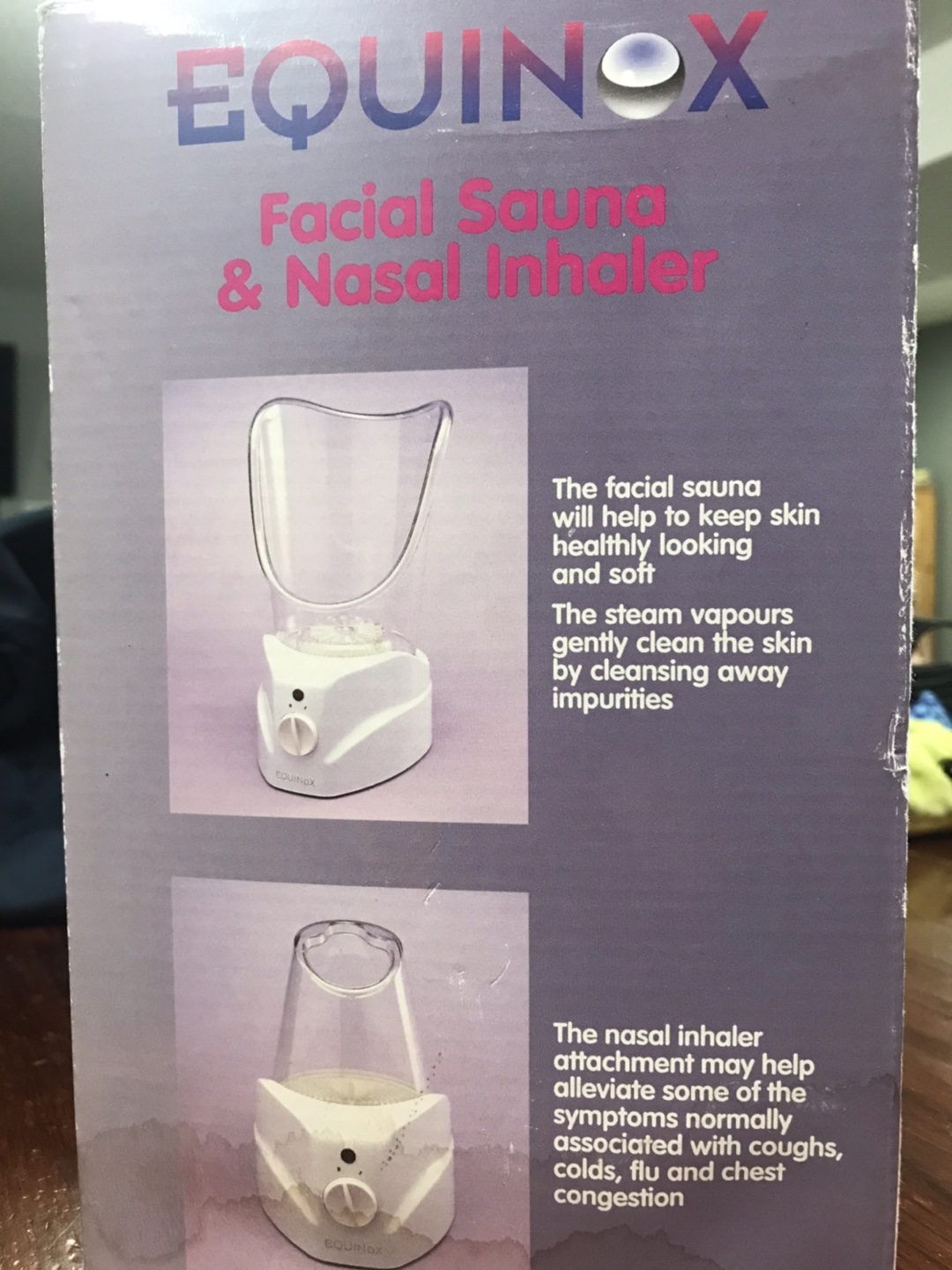 Equinox Facial Sauna and Nasal Inhaler - photo 2