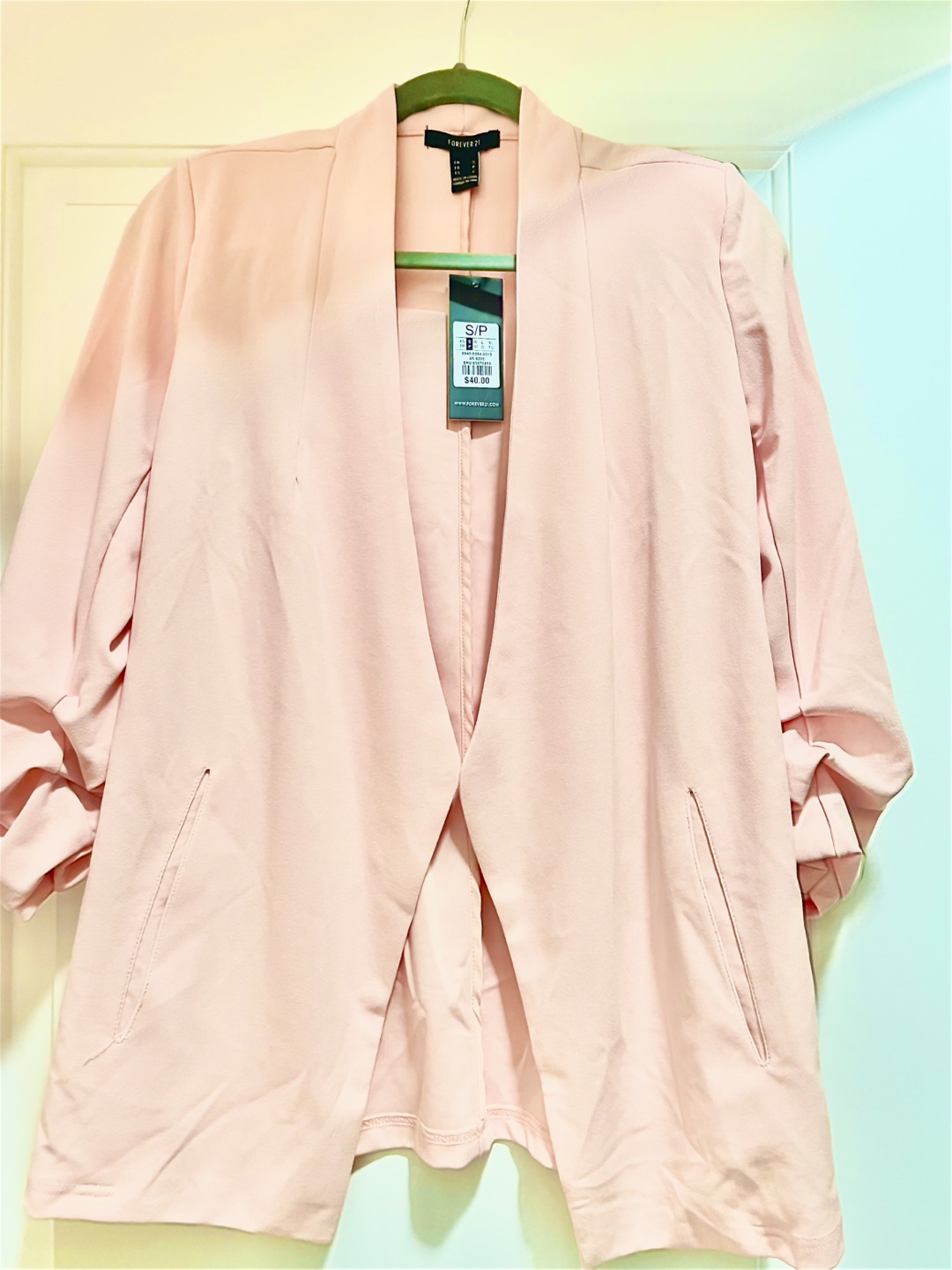 Forever 21 Pink Blazer Size Small