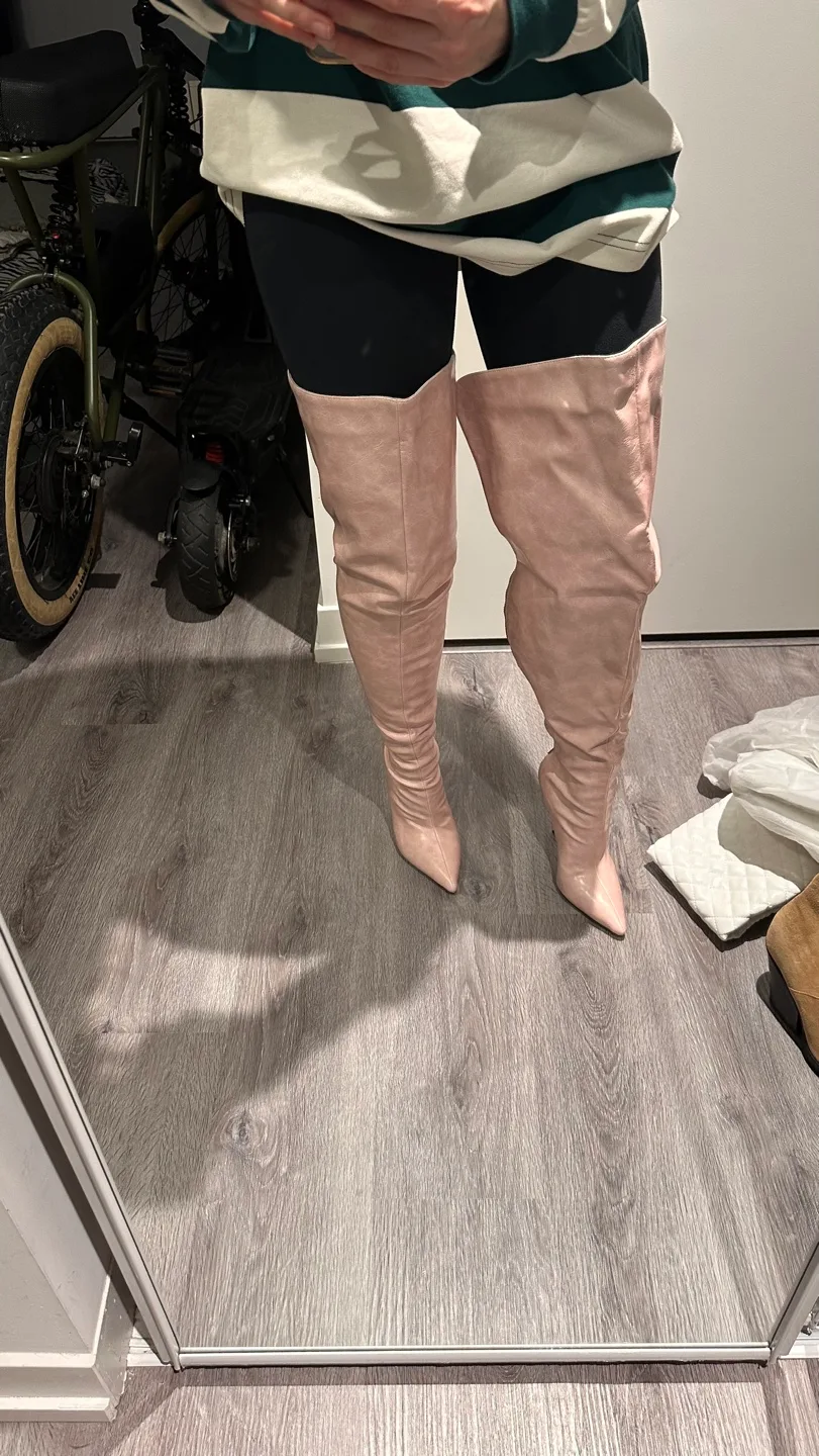 Pink Over the Knee Boots (24cm) image indicator(4)