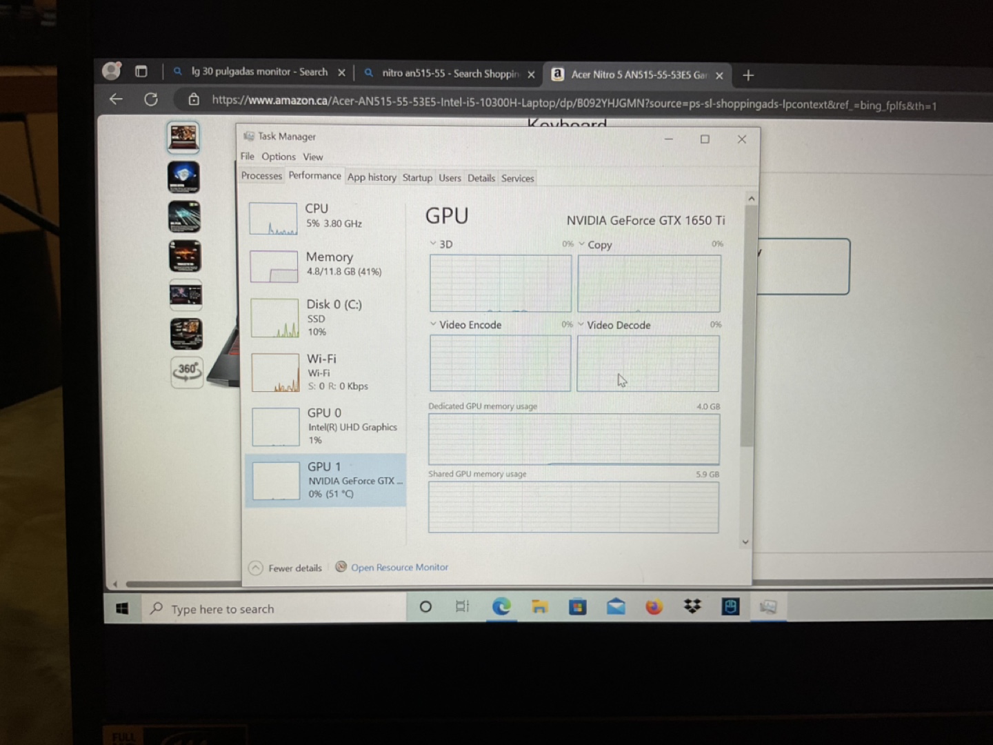 Acer Nitro 5 Laptop (intel core 5!) - photo 5
