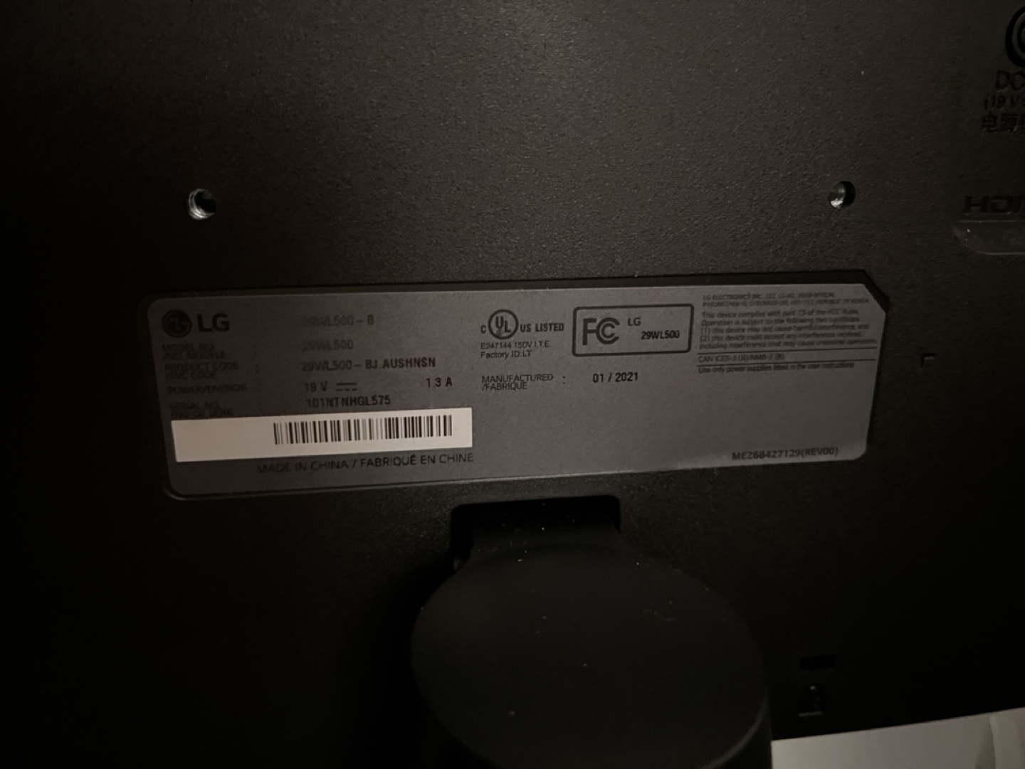 LG Monitor 29wl500 b - photo 3
