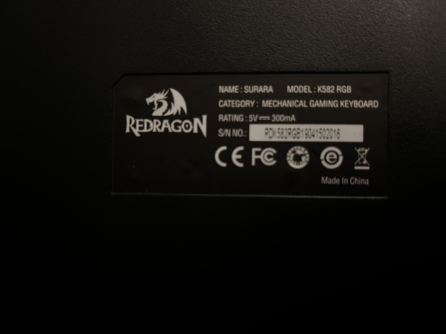 Redragon K582 RGB Gaming Keyboard - photo 3