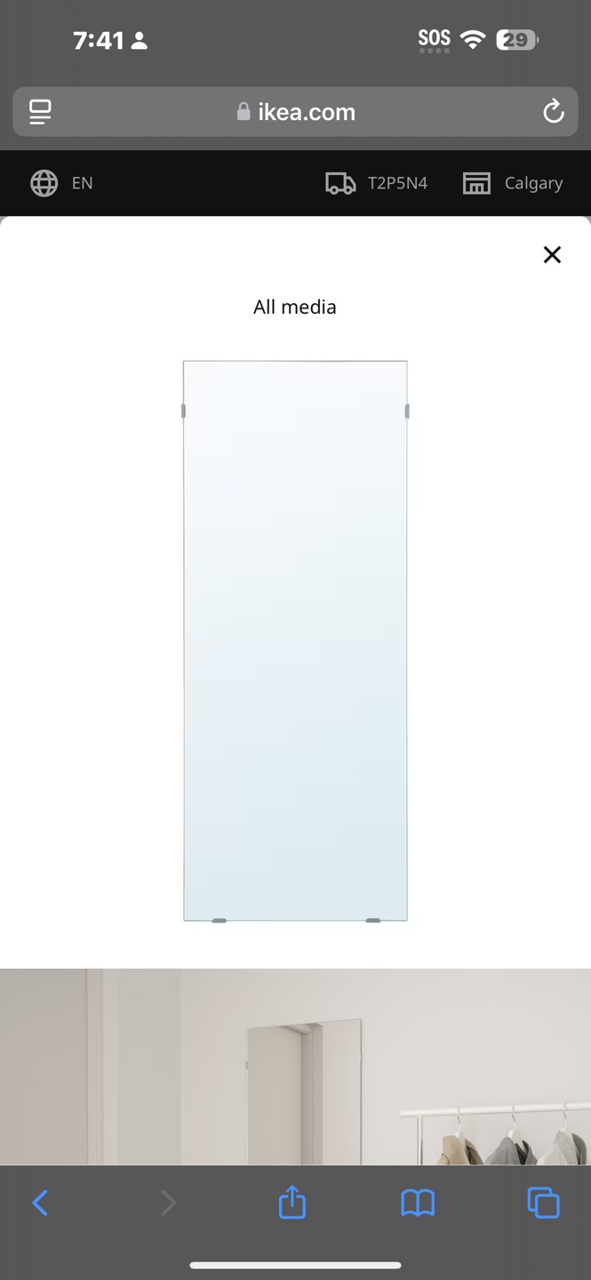 IKEA LÄRBRO Mirror 48x120 cm - photo 4