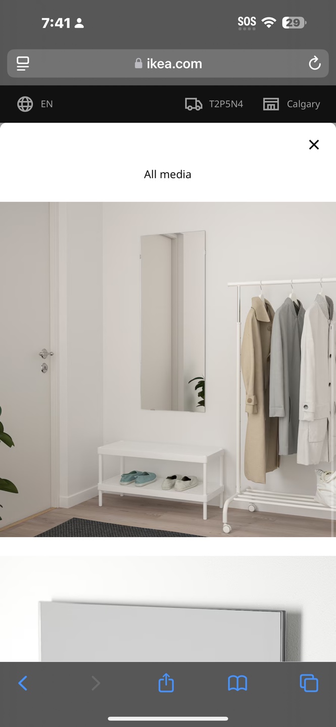 IKEA LÄRBRO Mirror 48x120 cm - photo 2