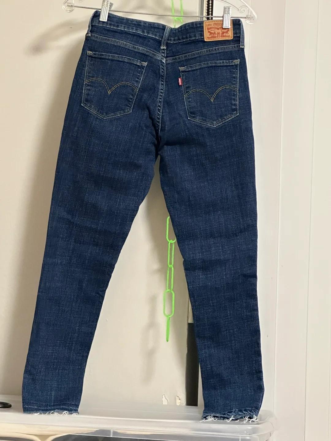 Levi's 711 Skinny Jeans with Distressing image indicator(3)