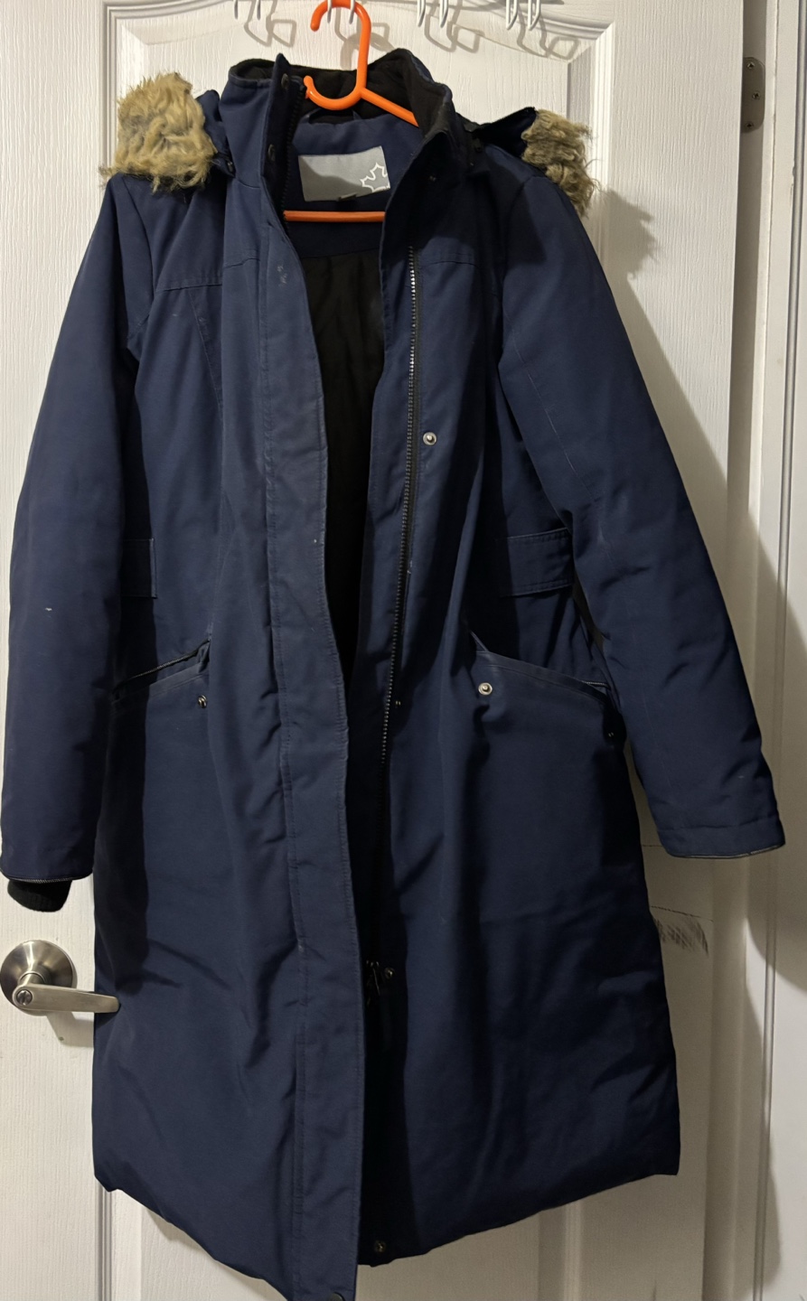 Navy Blue Winter Coat