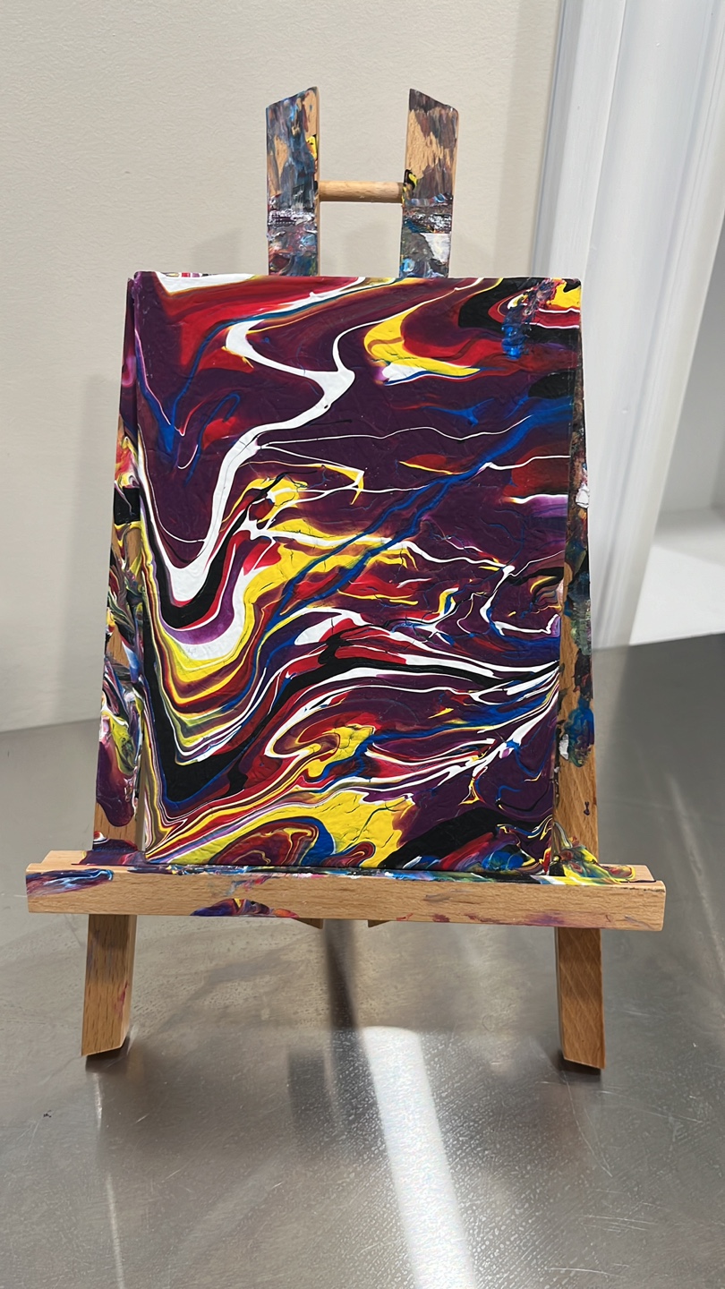 Abstract Drip Painting #Freecycle
