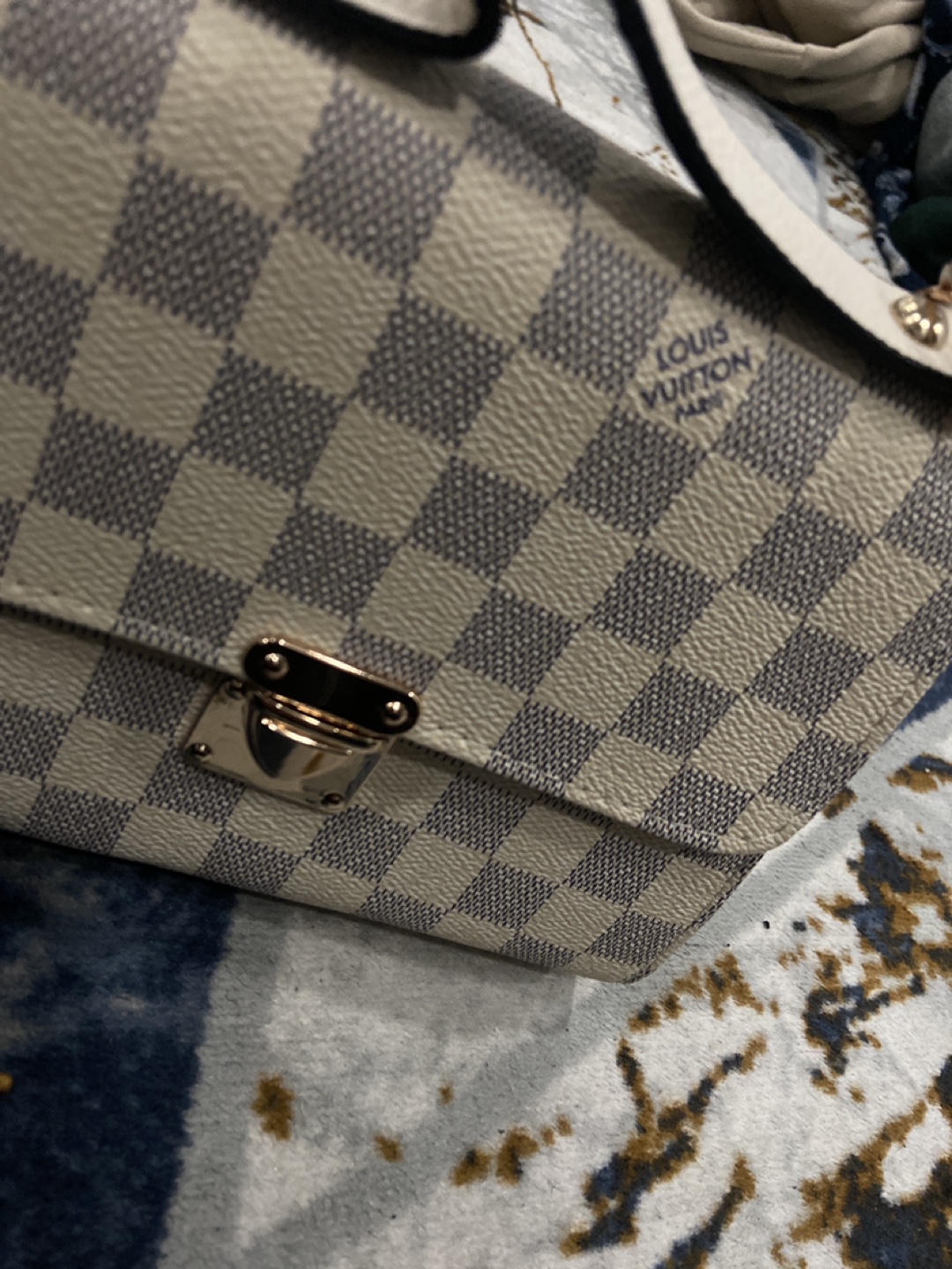 Louis Vuitton Checkered Mini Crossbody Bag
