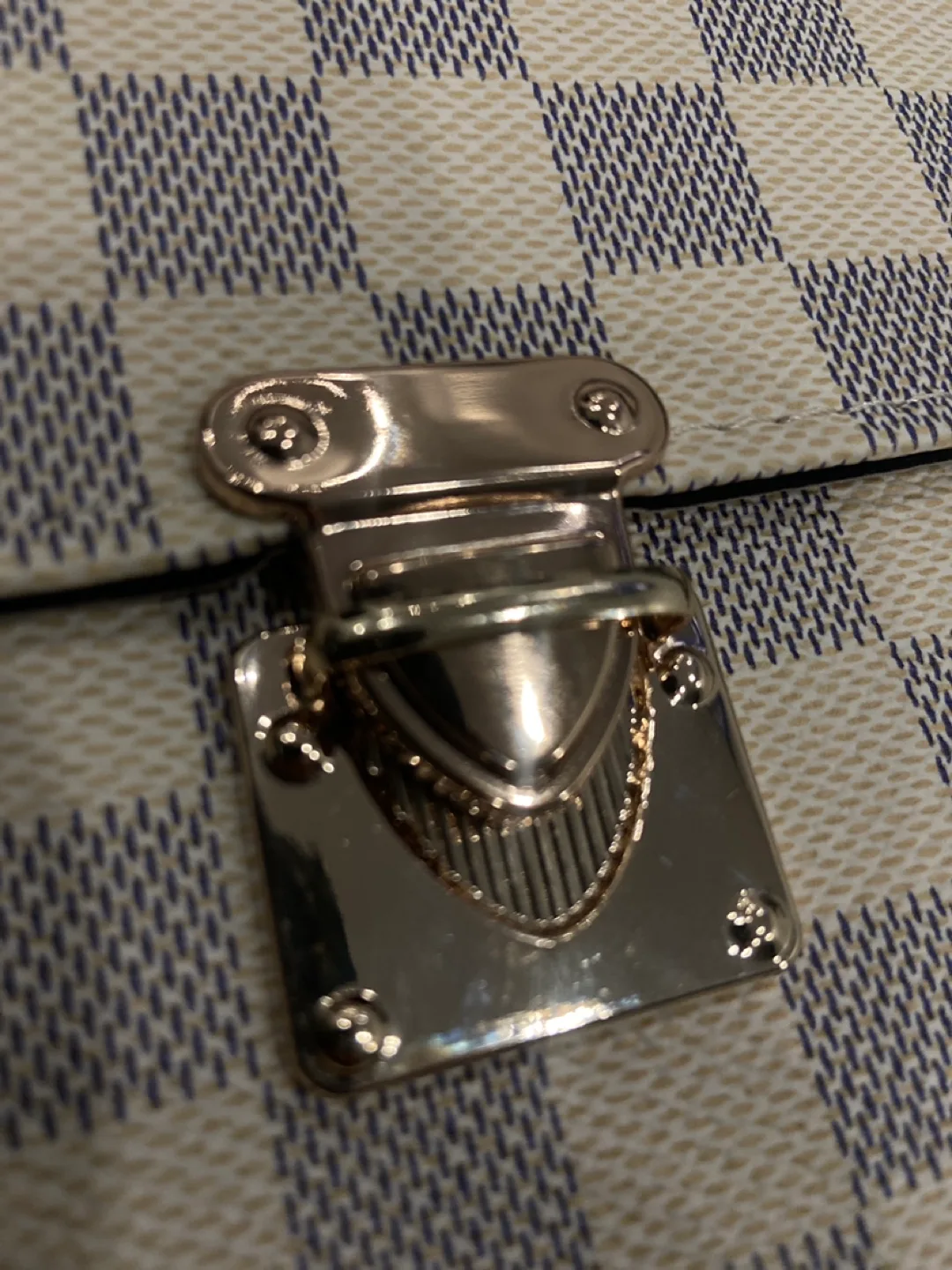 Louis Vuitton Checkered Mini Crossbody Bag image indicator(3)