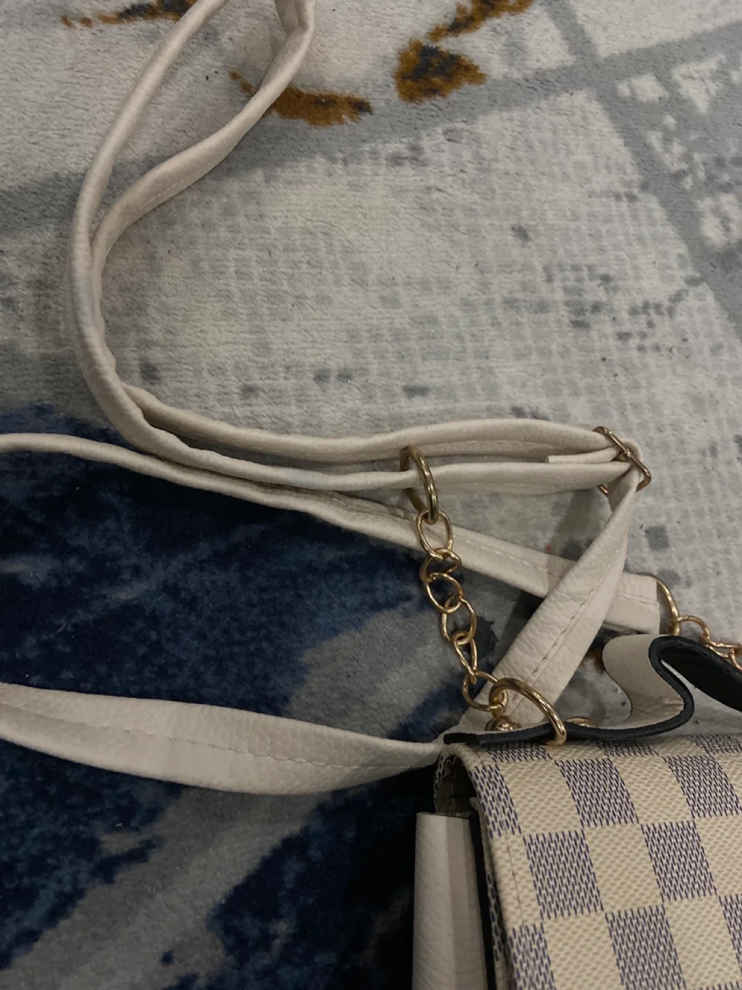 Louis Vuitton Checkered Mini Crossbody Bag image indicator(4)