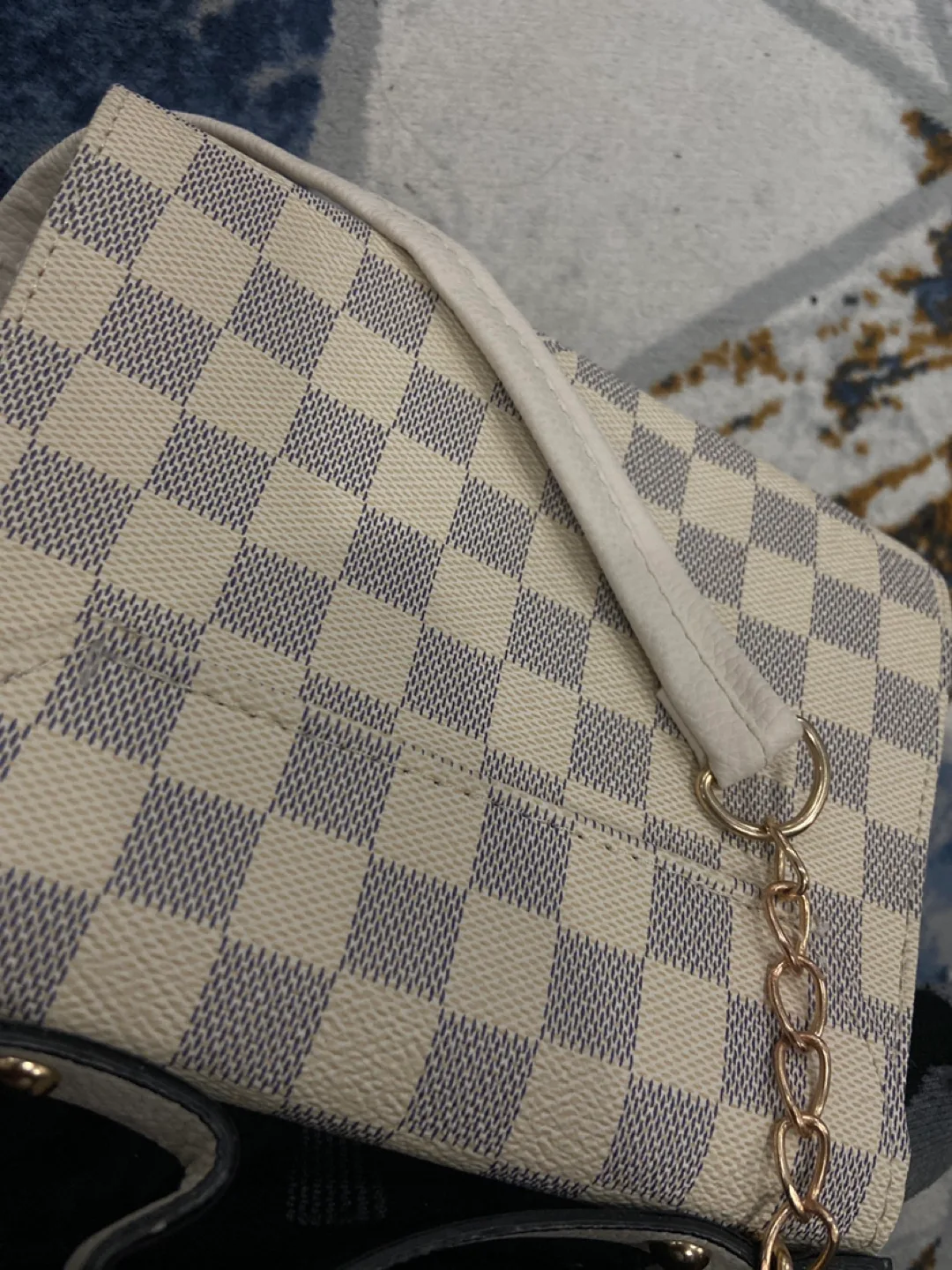 Louis Vuitton Checkered Mini Crossbody Bag image indicator(5)