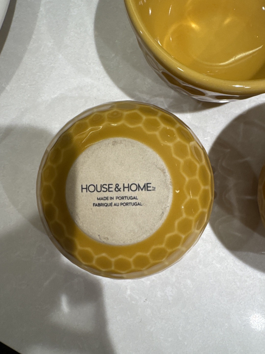 Set of 4 House & Home Honeycomb Bowls - photo 3