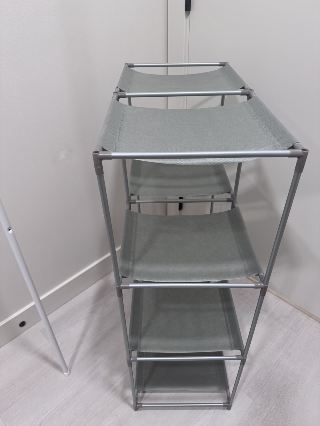 Grey Fabric Shelf Unit - photo 2