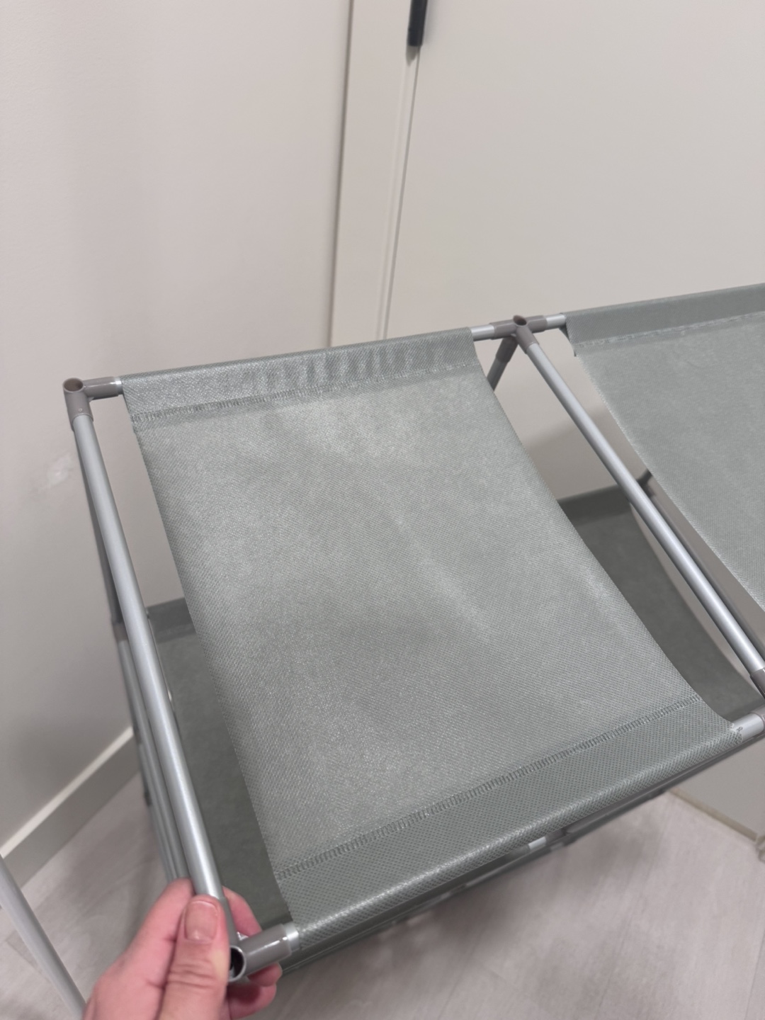 Grey Fabric Shelf Unit - photo 3