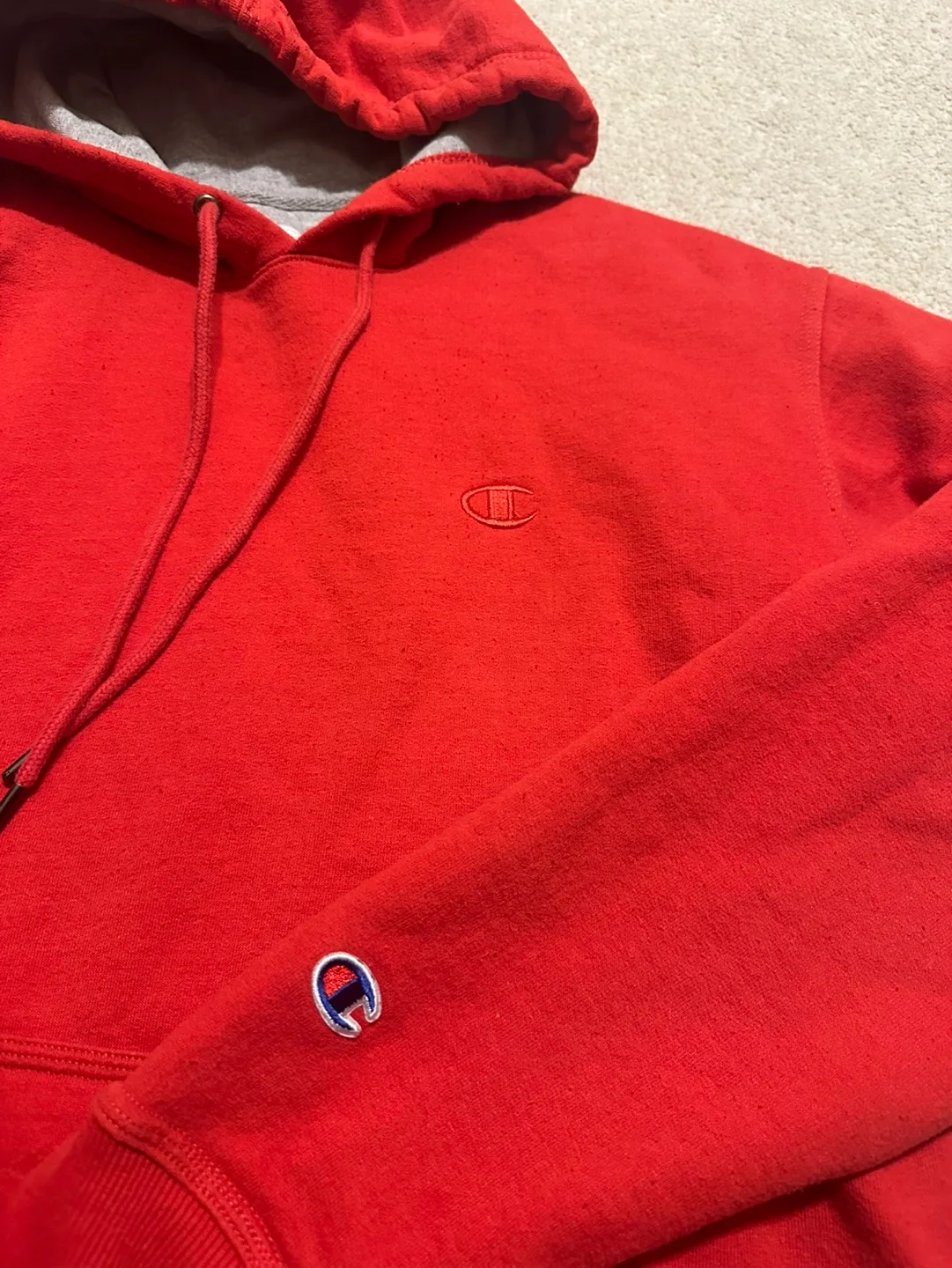 Champion Red Hoodie image indicator(2)