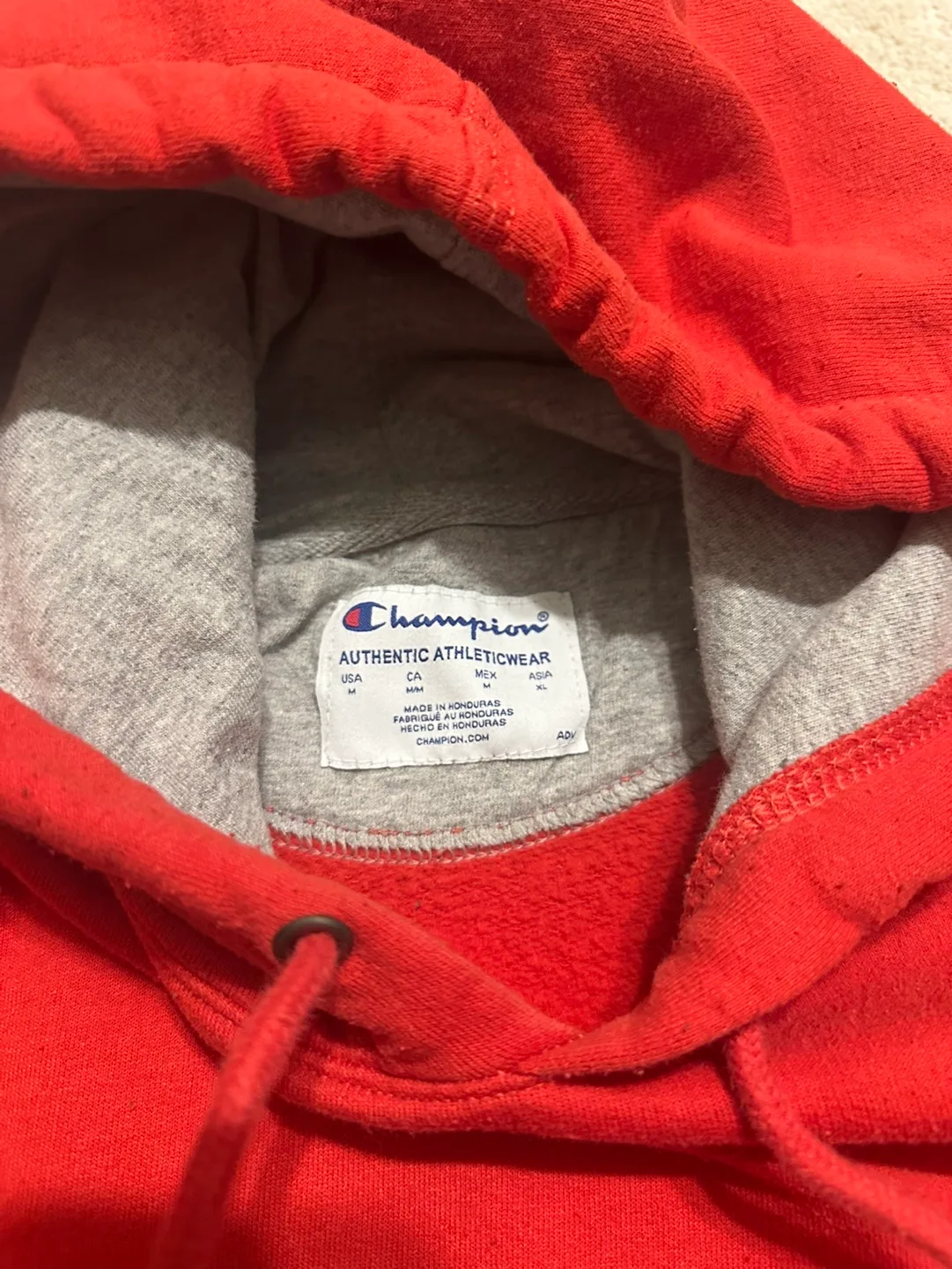Champion Red Hoodie image indicator(3)