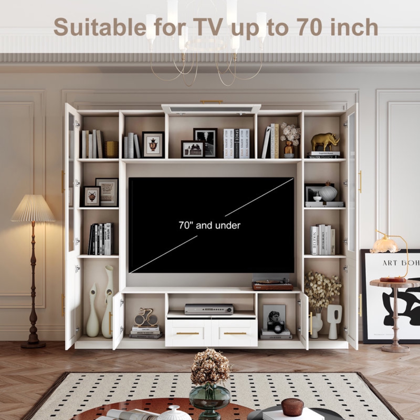 Tarajee Wall Unit Entertainment Centre for Living Room - photo 4