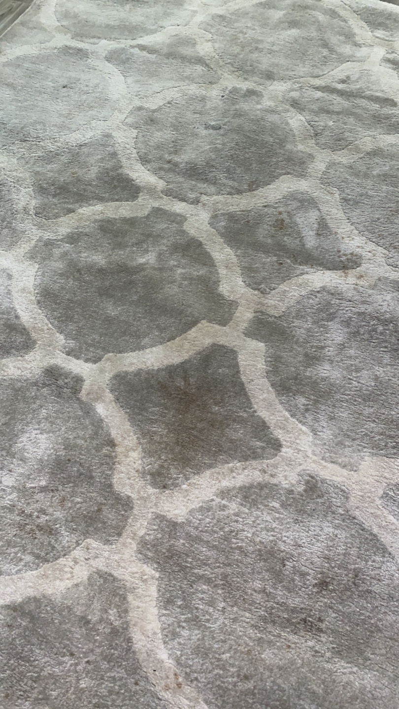 Grey and White Area Rug - photo 2