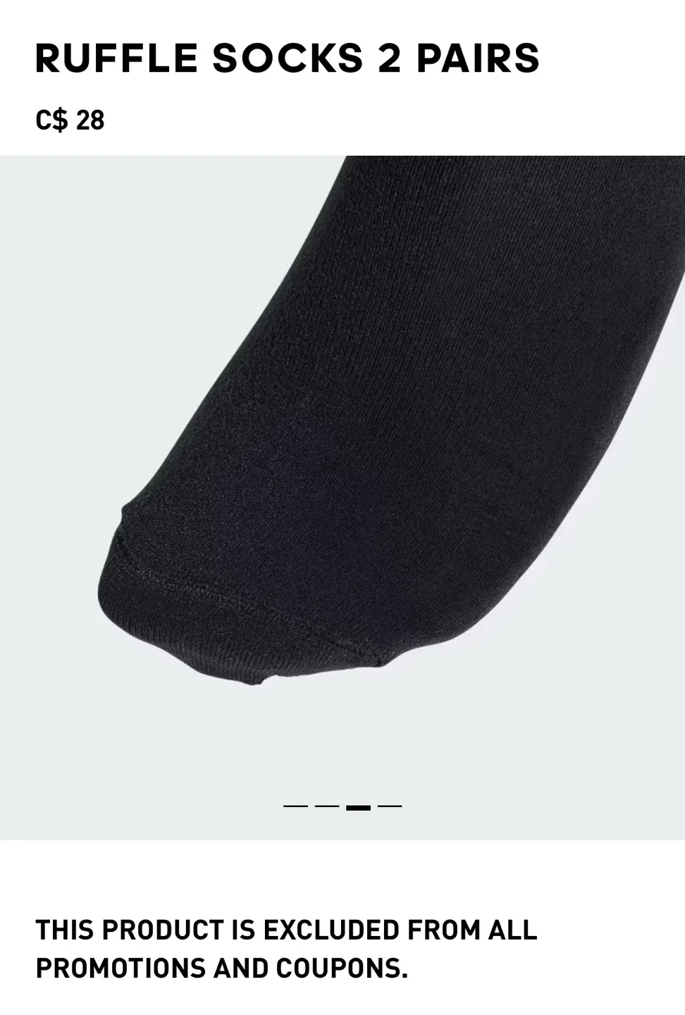 Adidas Ruffle Socks. image indicator(5)