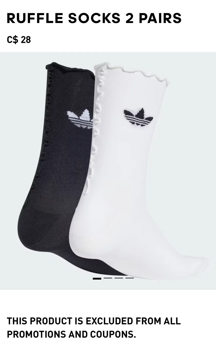 Adidas Ruffle Socks. image indicator(3)