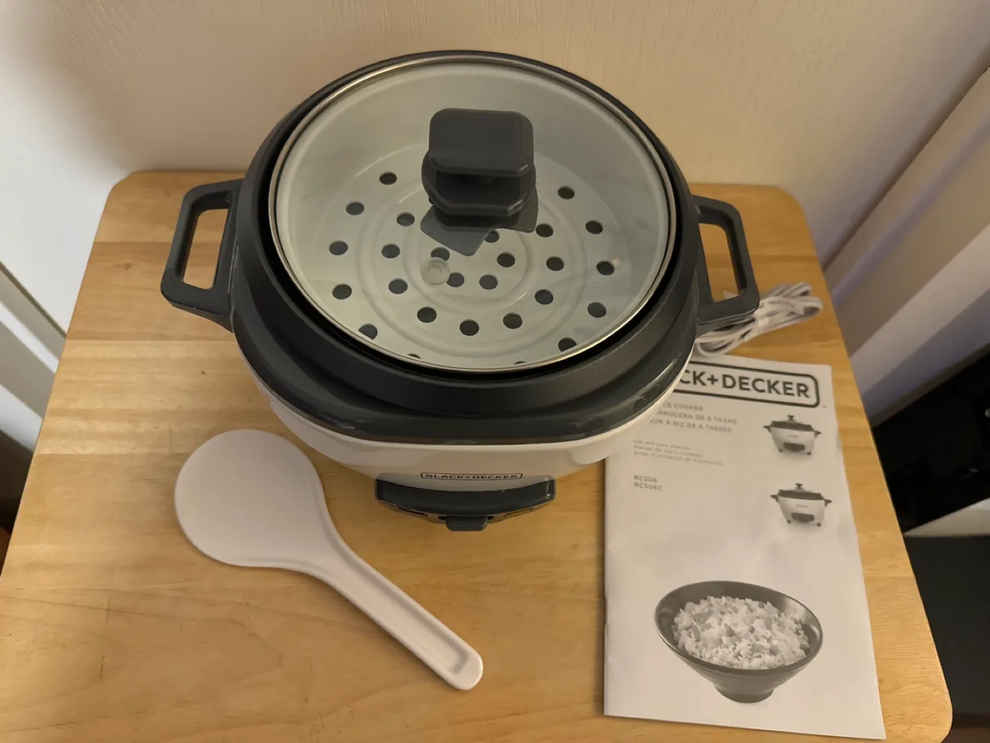 Black & Decker rice cooker image indicator(2)