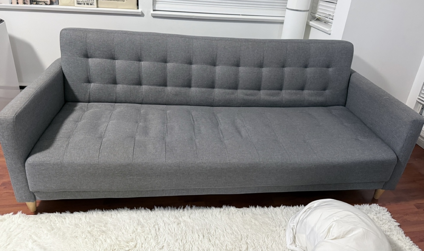 Grey Futon Sofa