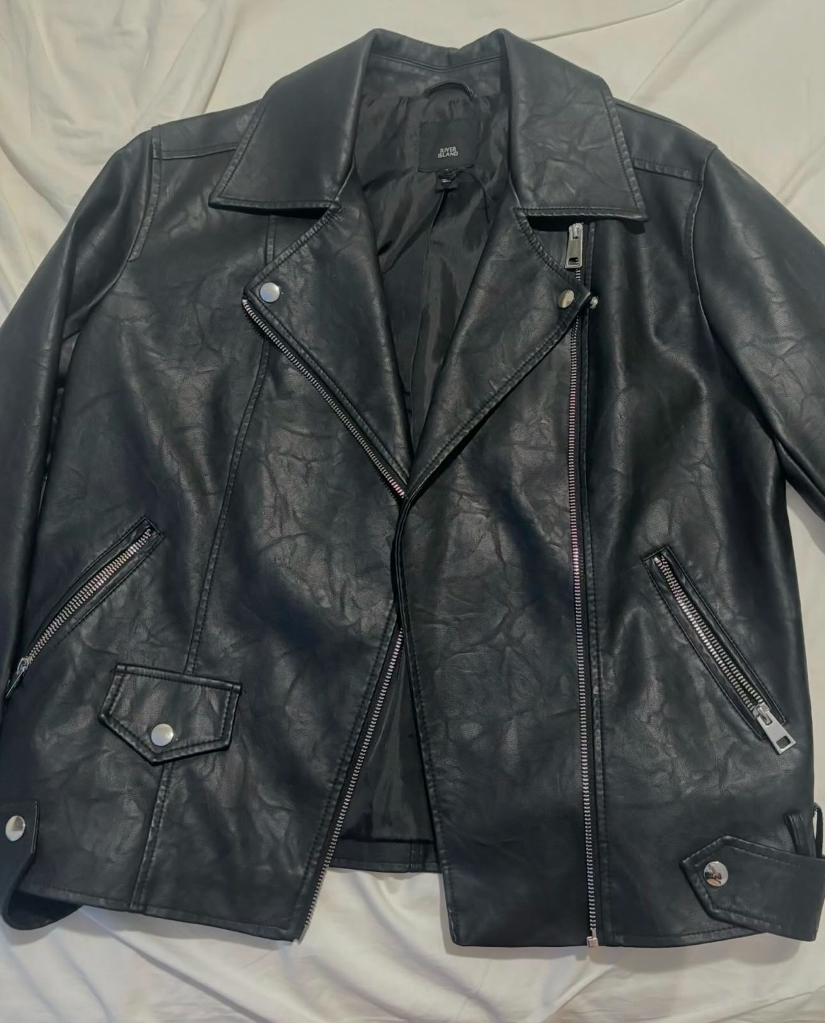 Black Faux Leather Jacket
