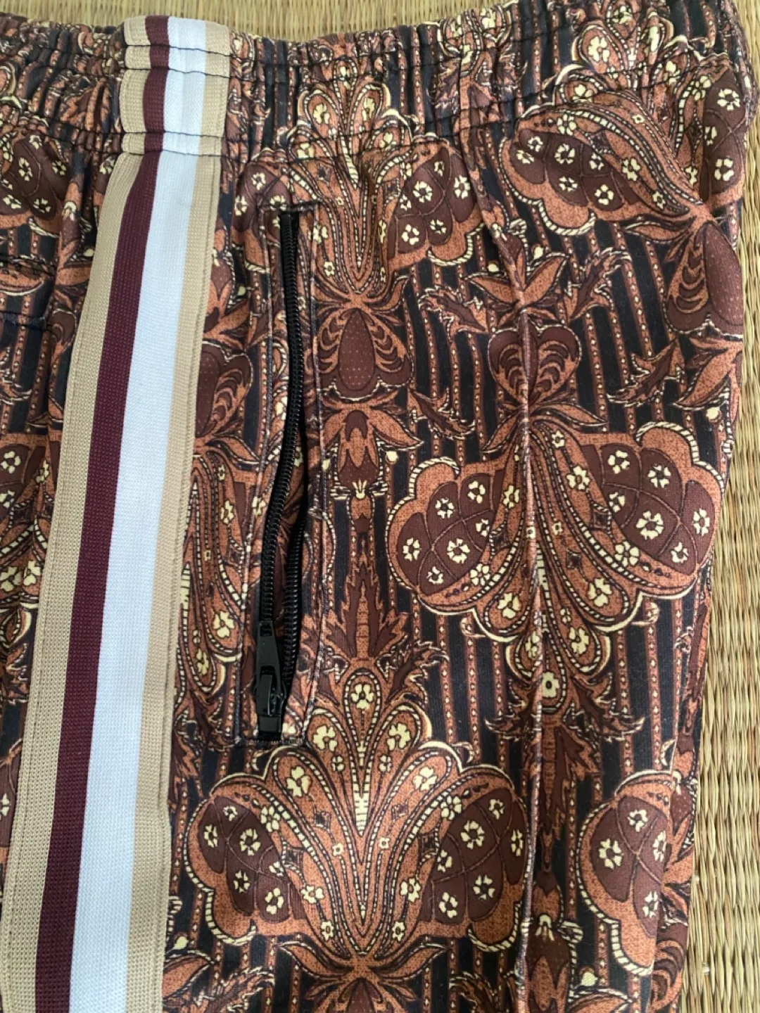 Urban Outfitters Brown Floral Track Pants image indicator(3)