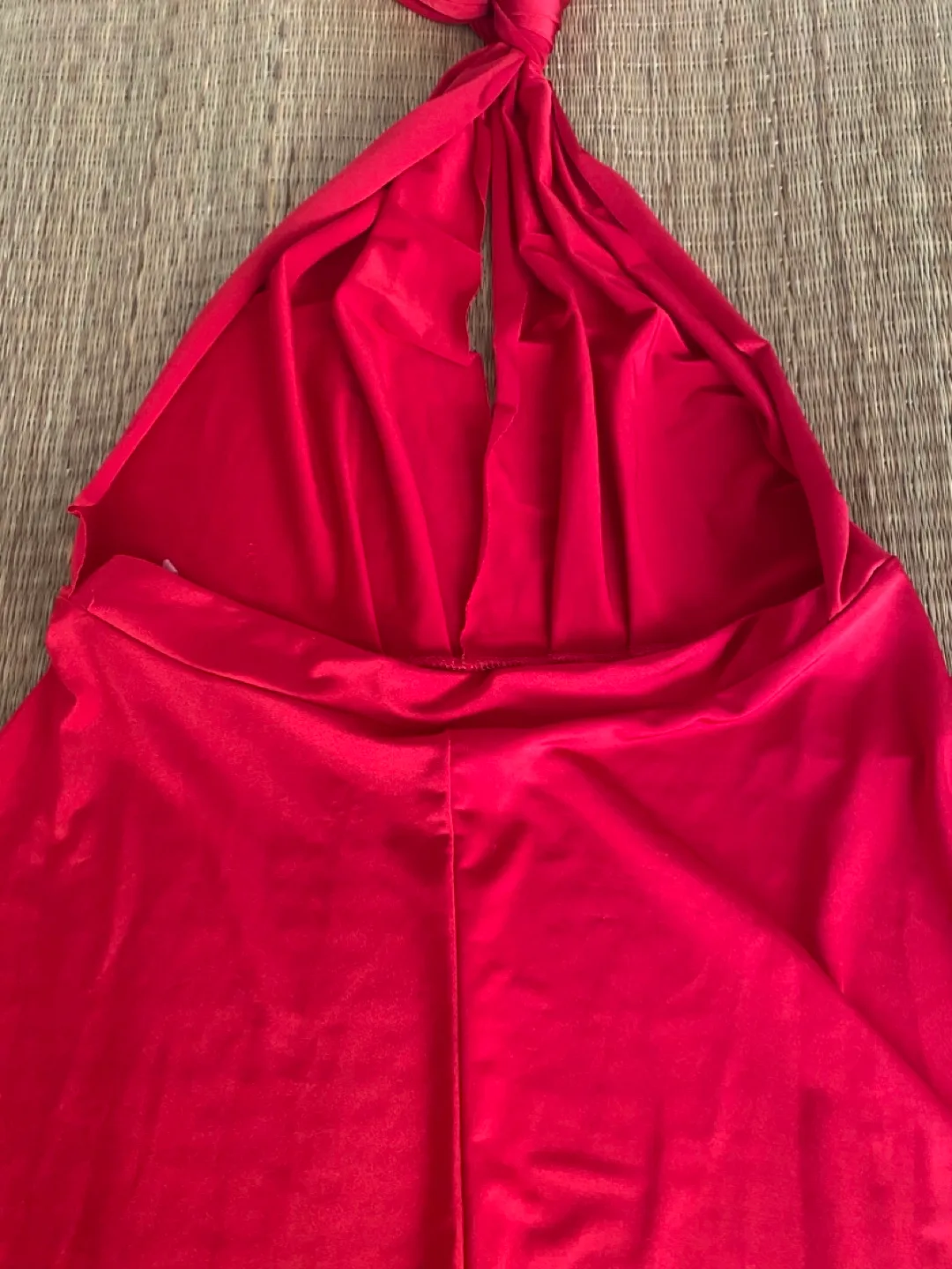 Red Halter Dress image indicator(3)