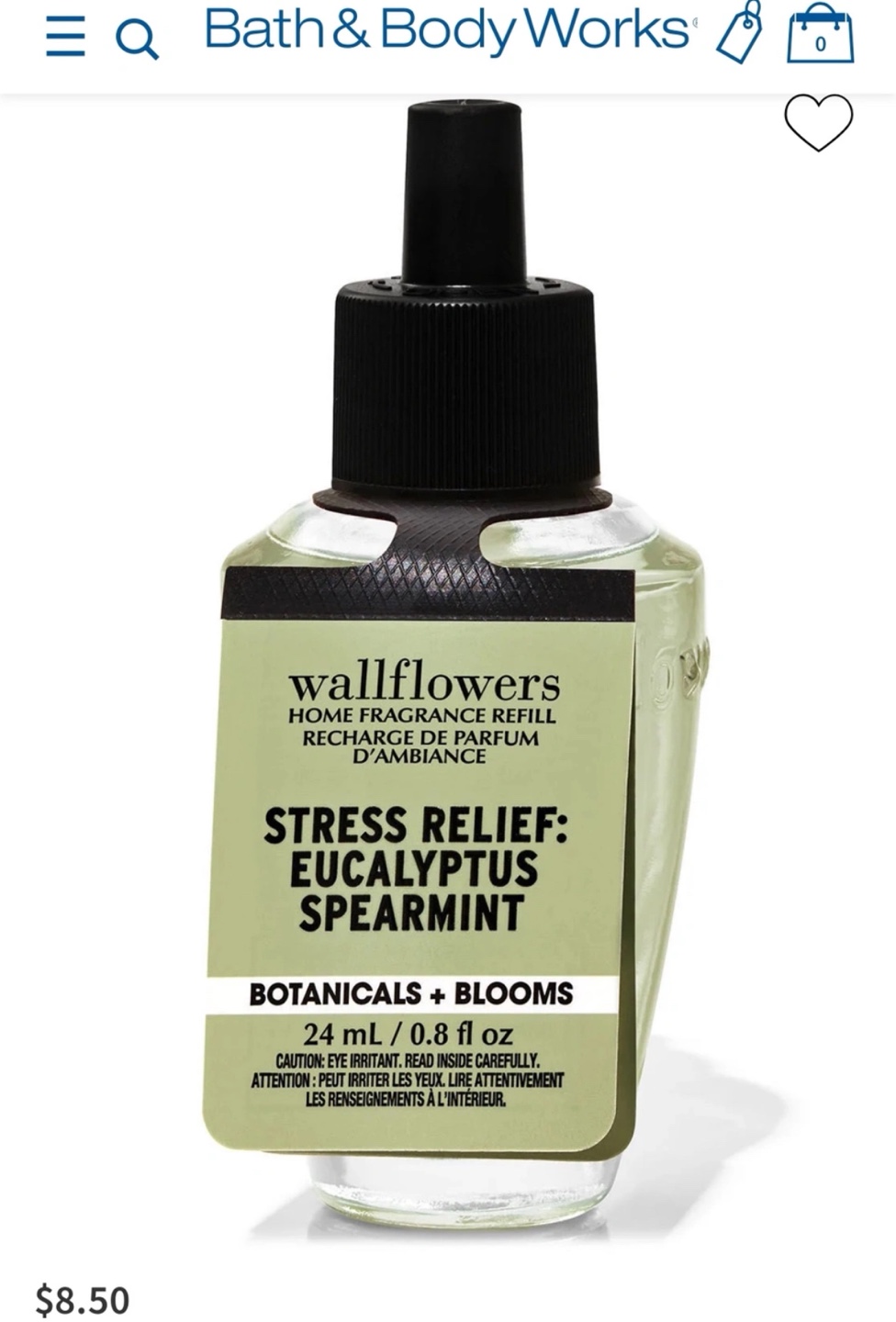 Bath & Body Works eucalyptus spearmint wallflower #freecycle - photo 3