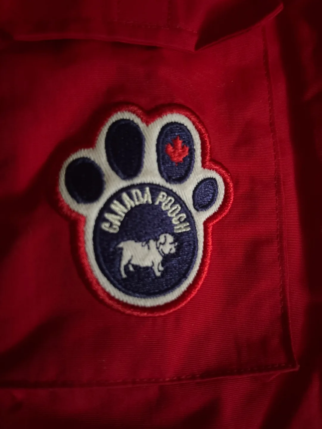 Canada Pooch Red Dog Winter Coat Size 14 image indicator(4)