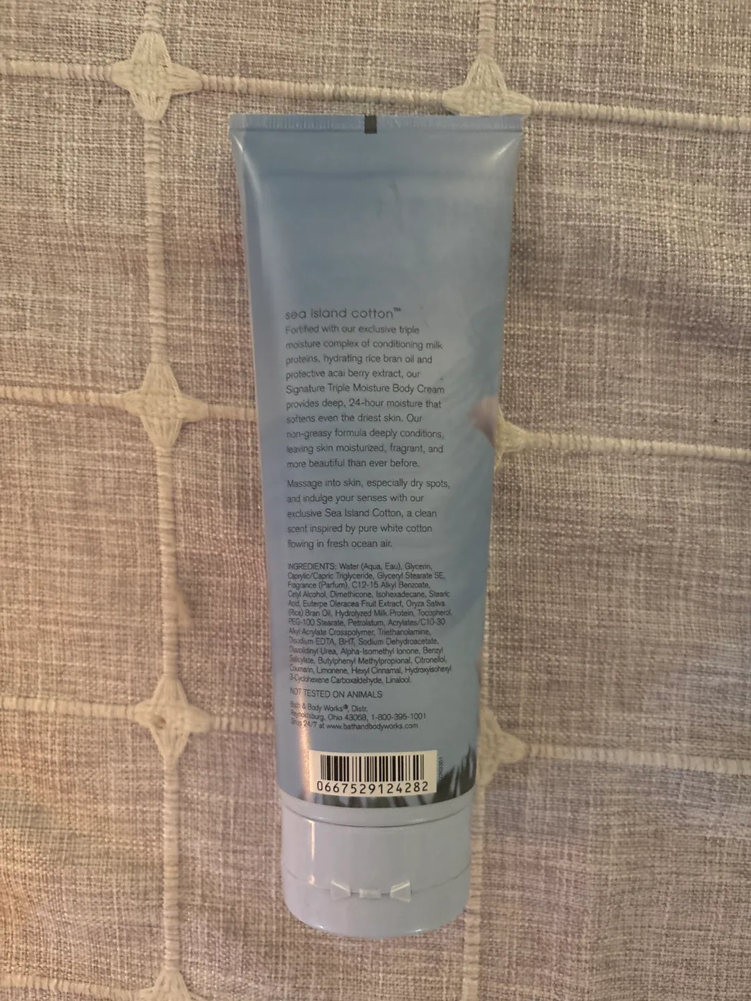 Bath & Body Works Sea Island Cotton Triple Moisture Body Cream image indicator(2)