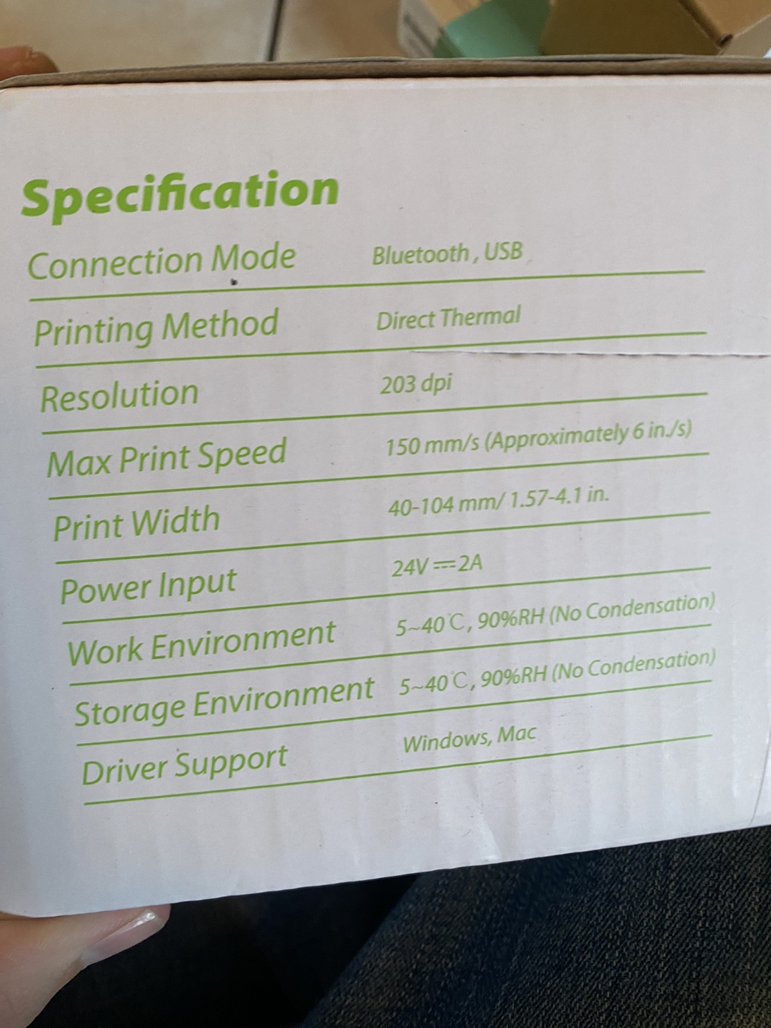 Nelko Thermal Label Printer - photo 2