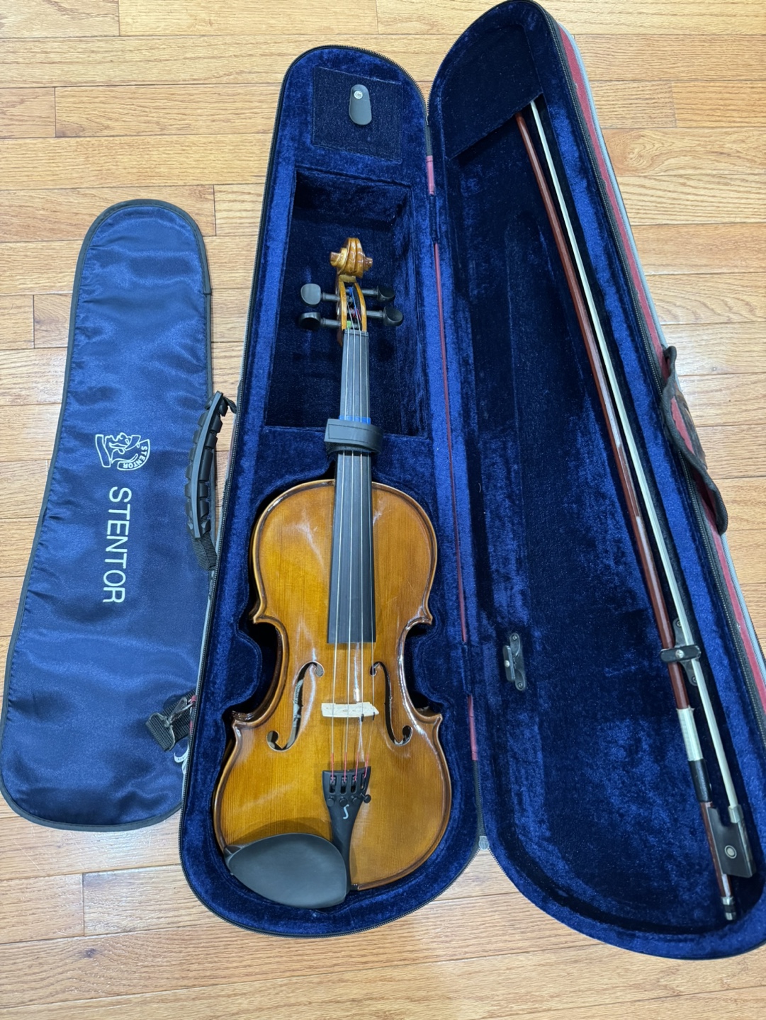 Stentor 4/4 Violin with Case and Bow