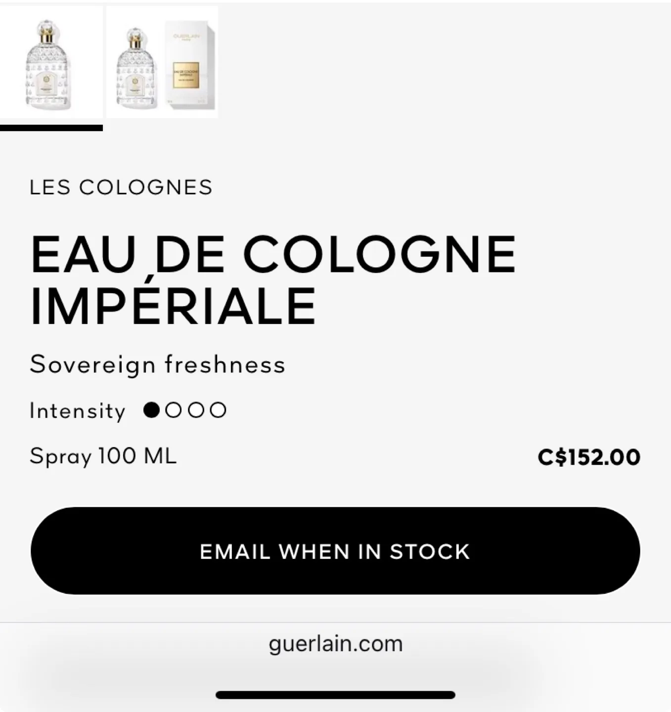 Guerlain Eau de Cologne Imperiale 100ml image indicator(6)