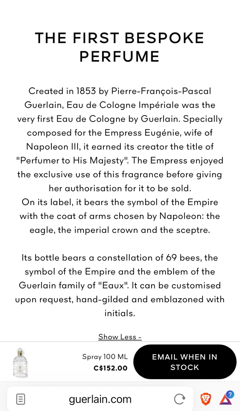 Guerlain Eau de Cologne Imperiale 100ml image indicator(7)