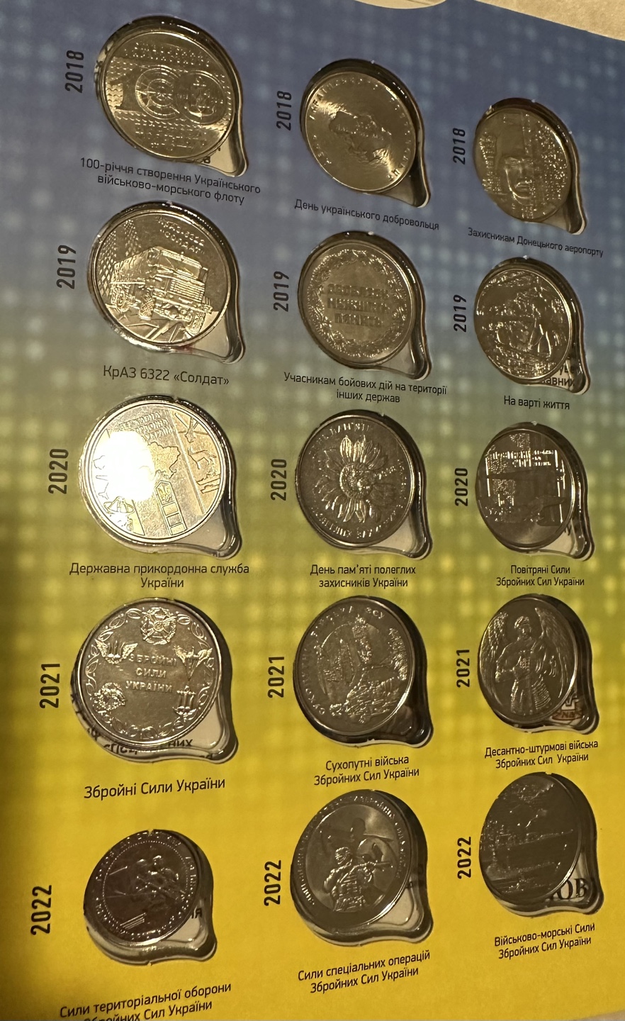 Ukrainian Armed Forces Commemorative Coin Collection - photo 2