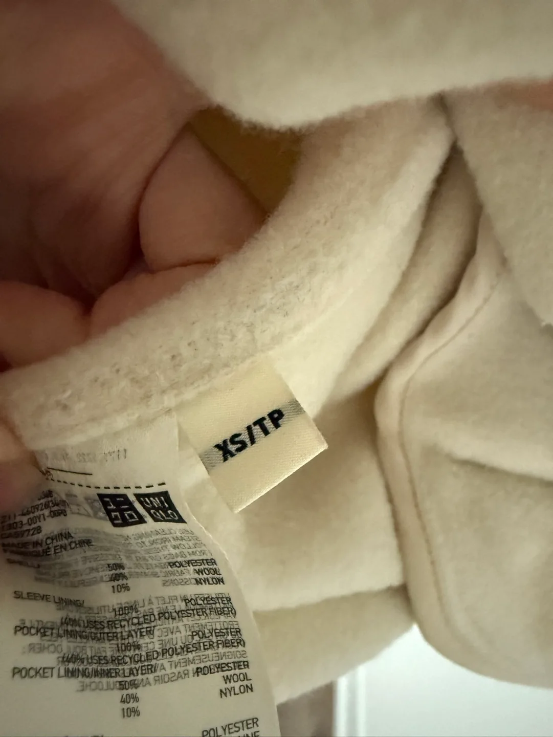 UNIQLO Double Breasted coat (xs/s) image indicator(4)