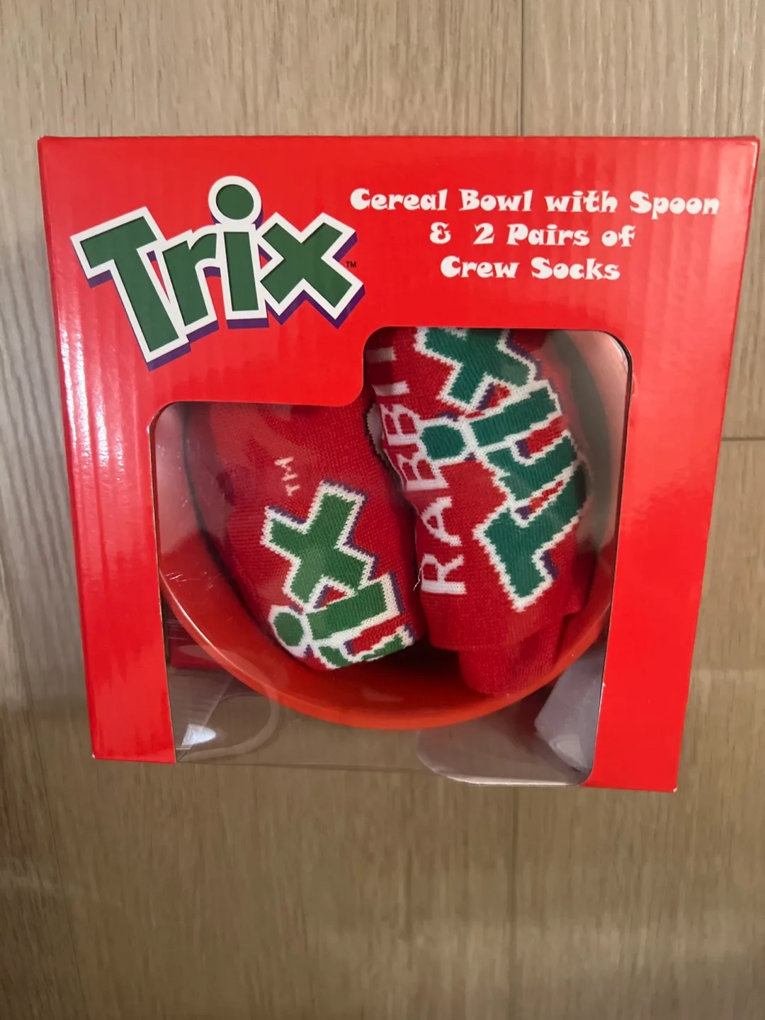 Trix Cereal Bowl and Socks Set #freecycle thumbnail